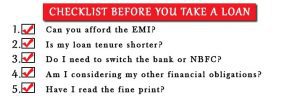 checklist for loan