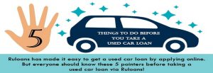 things to do before you take a used car loan