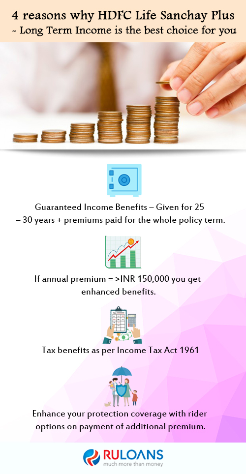 4 reasons why HDFC Life Sanchay Plus Long Term Income is the best choice for you